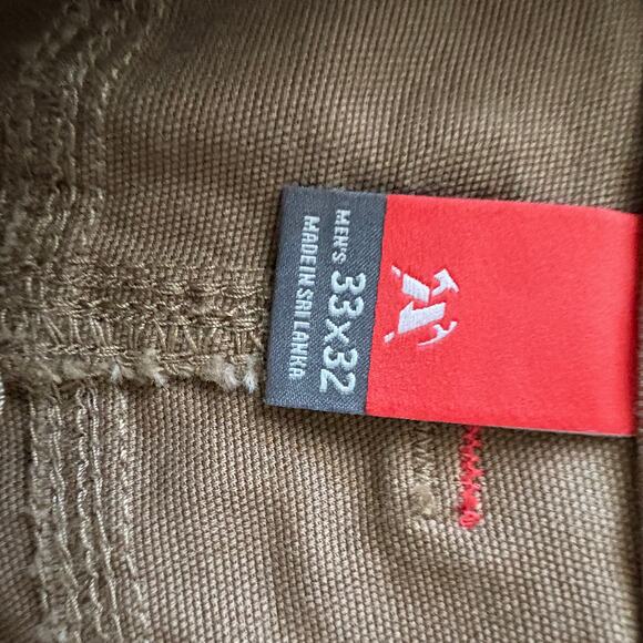 Eddie Bauer Mountain Ops Flex Pants 33×32 Tan Canvas Work Utility GORPCORE - Picture 5 of 9